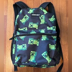 Minecraft creeper backpack.